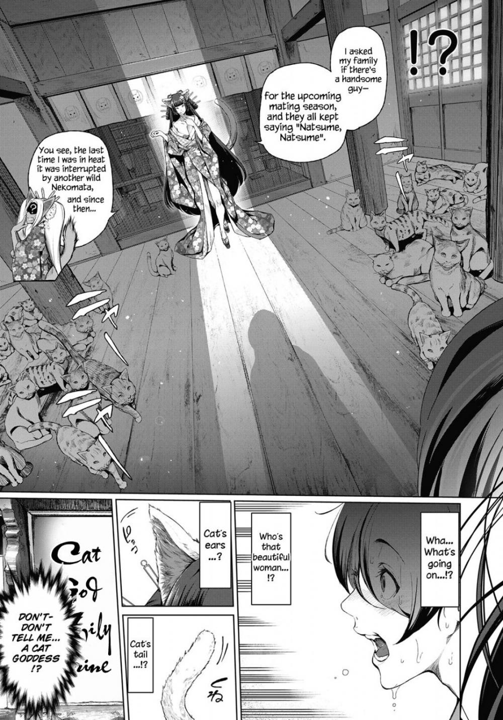 Hentai Manga Comic-Boy Meets Cat Goddess-Chapter 1-3